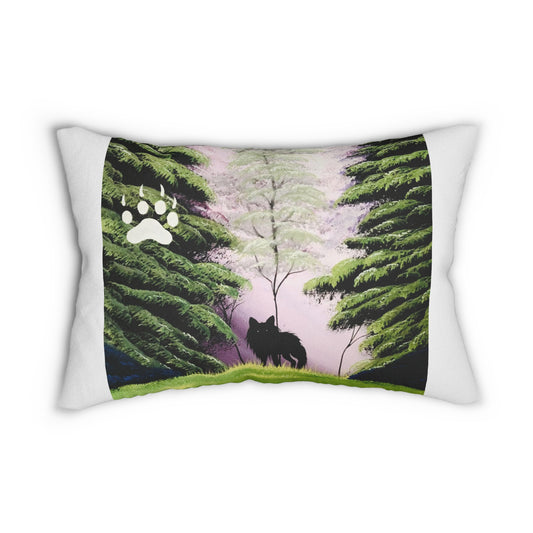 Spun Polyester Lumbar Pillow